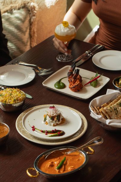Best indian restaurant downtown Dubai spice spirits cocktails dining, four-course dining experience that brings together Jamavar flavours.