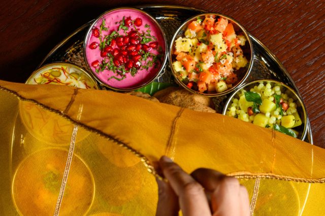 Best Indian Restaurant Downtown Dubai navratna thali navratri