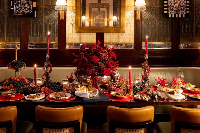 Best Indian restaurant London Mayfair christmas festive dining