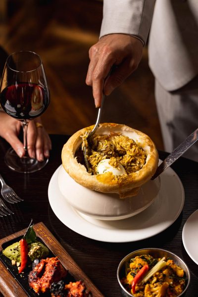 Best Indian restaurant London Mayfair, celebrate at Jamavar with an elegant seven-course tasting menu, with private event space