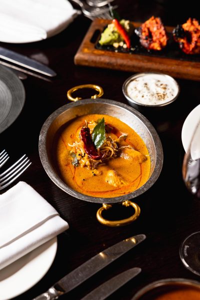 Best Indian restaurant London Mayfair, celebrate at Jamavar with an elegant seven-course tasting menu, with private event space