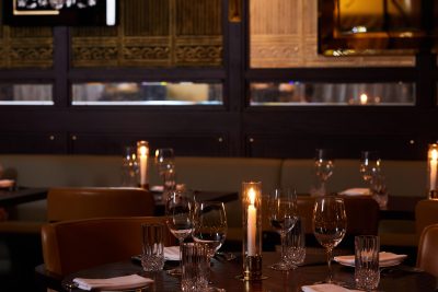 Valentine's romantic dining menus Berkeley square Mayfair London